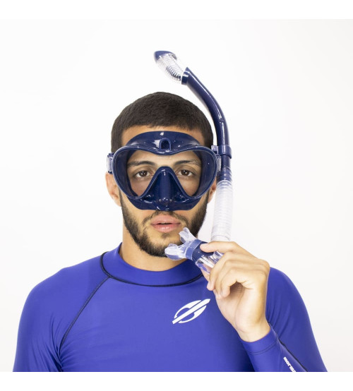 Kit Vision Go Pro + Nadadeira Seasub Velox Azul