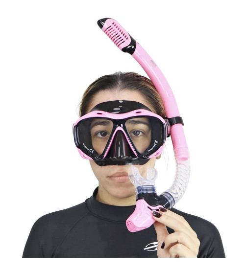 Kit de Mergulho Rosa Dive Motion Explorer Dry