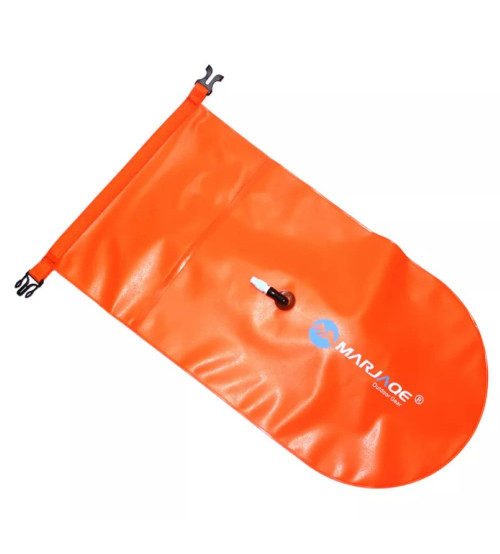 Boia de natação e segurança 28L com saco estanque - Laranja