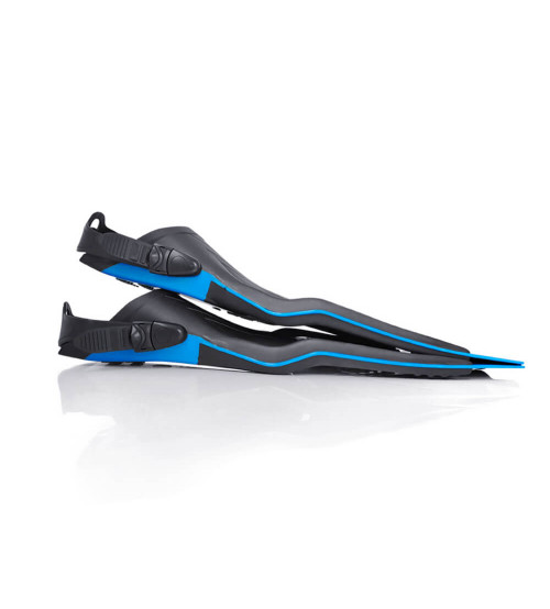 Kit mergulho Triplo Vision Dry nadadeira Orca - Azul