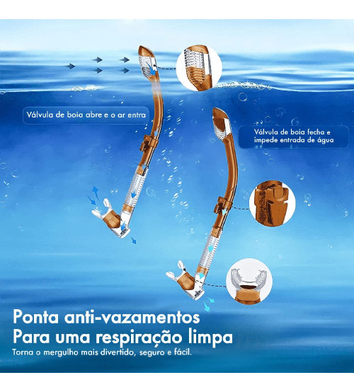 Kit de mergulho Vision Gopro Dry Pro ( seco ) - Laranja