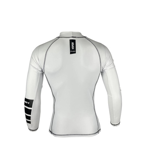 Camisa Lycra Sunset FPU50+ Vopen Branca para Natação,Surf,etc