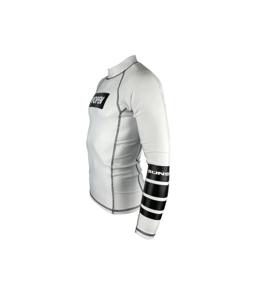 Camisa Lycra Sunset FPU50+ Vopen Branca para Natação,Surf,etc