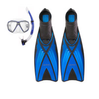 Kit de Mergulho Cetus Icaro Mascara + Snorkel + Nadadeira Ray