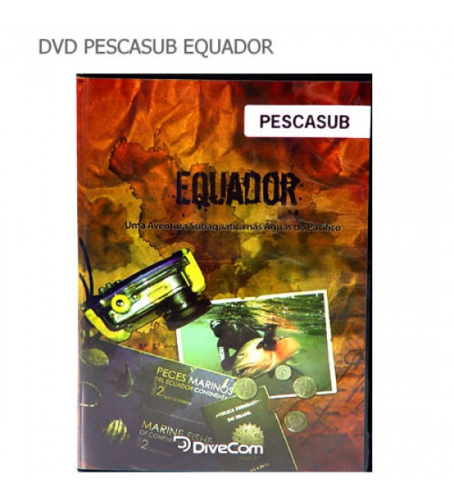 DVD DiveCom Pesca Sub Equador