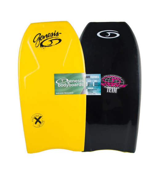 Prancha Bodyboard Extreme Crescent - Amarelo/Preto