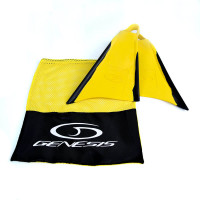Nadadeira Genesis para BodyBoard - Amarelo/Preto - P