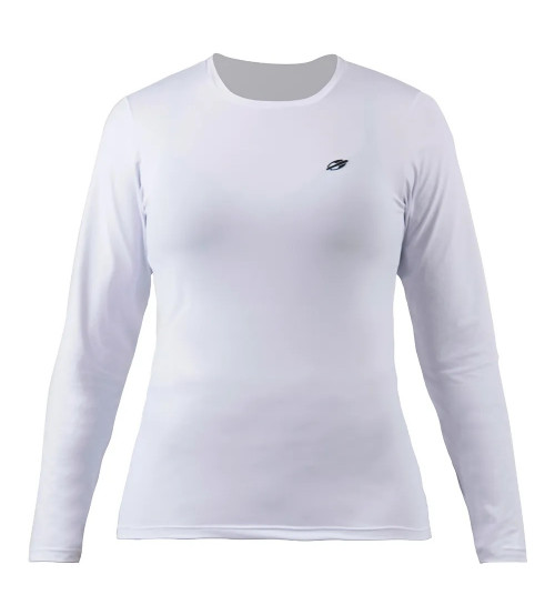 Camisa Mormaii Proteção Solar UV50+ Dry Action Feminina - Branco