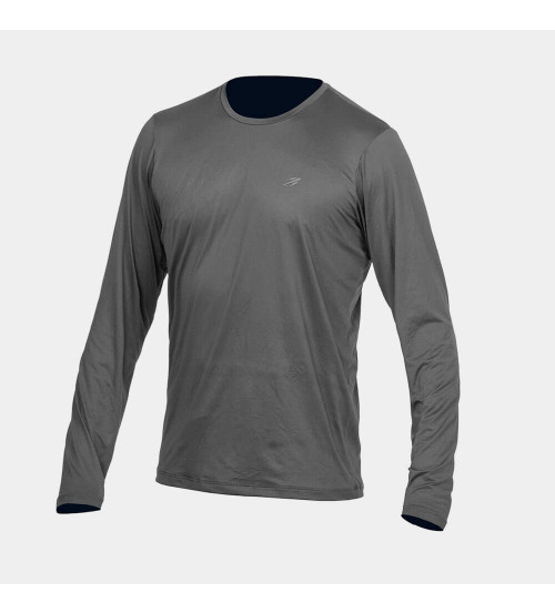 Camisa Com Proteção Solar Mormaii UV50+ Dry Action Masculina - Cinza