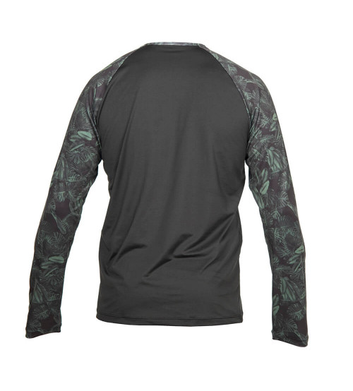 Camisa Com Proteção Solar Mormaii UV50+ Dry Action Masculina - Preto/Selva