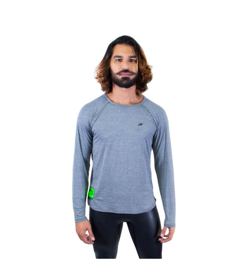Camisa Mormaii com Proteção Solar Dry Move Masculina - Cinza