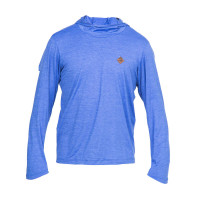 Camisa Proteção Solar Mormaii UV50+ Com Capuz Dry Comfort Masculina - Azul
