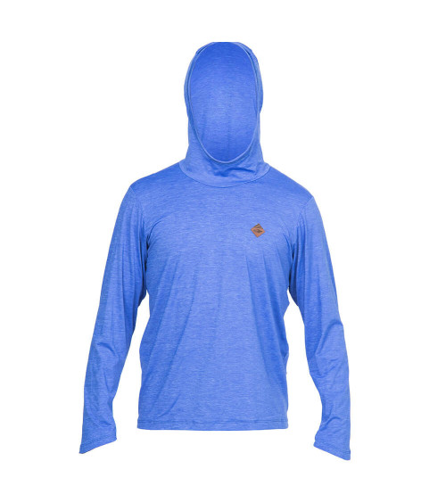 Camisa Proteção Solar Mormaii UV50+ Com Capuz Dry Comfort Masculina - Azul