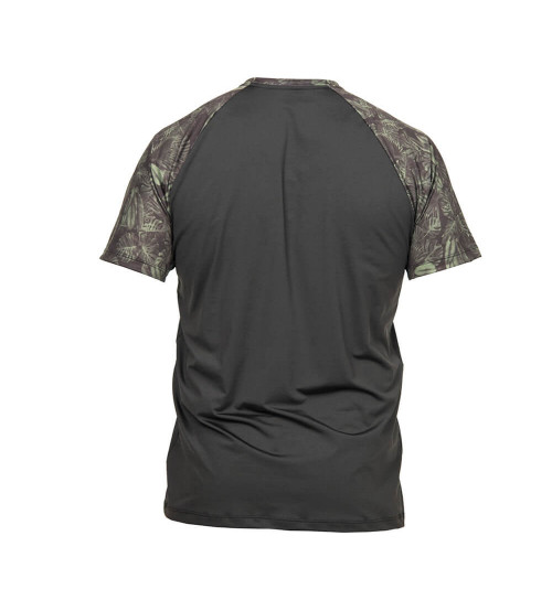Camisa Proteção Solar Mormaii UV50+ Manga Curta Masculina - Preto/Selva