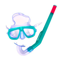 Kit snorkel com máscara infantil baby Fundive Bestway -Verde