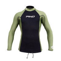 Camisa Térmica Natação,Surf,Mergulho Pino 1,5mm - Verde