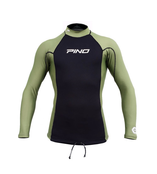 Camisa Térmica Natação,Surf,Mergulho Pino 1,5mm - Verde