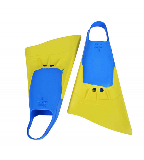 Nadadeira The One 2 para BodyBoard Azul/Amarela